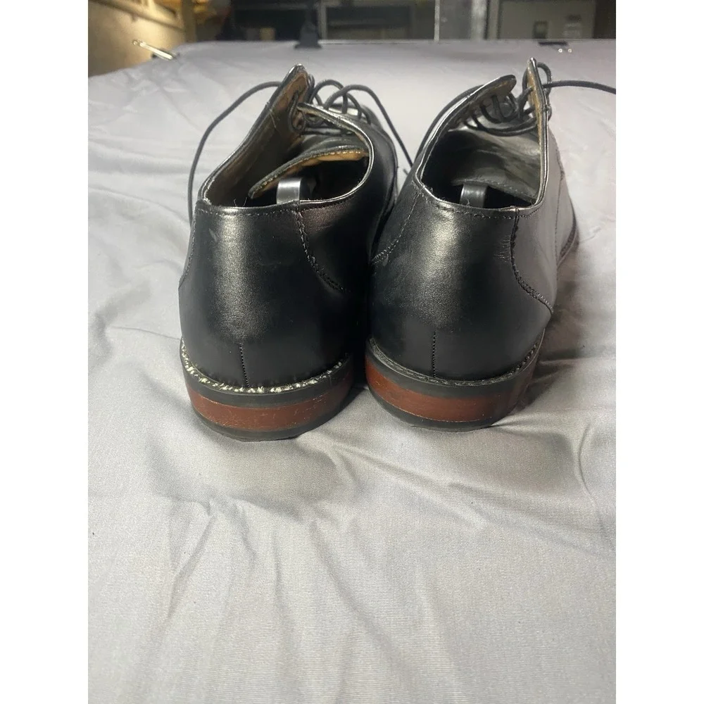 Florsheim Men's Black Leather Cap Toe Oxford Dress Shoes Size 13 D Lace Up